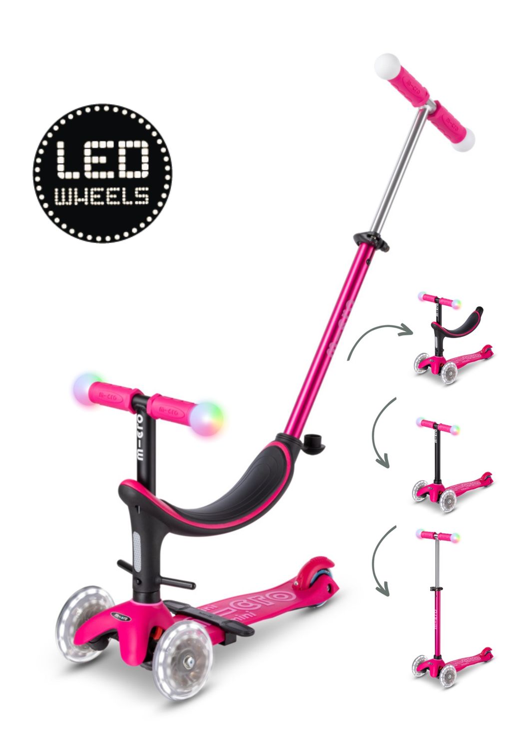 Micro – Mini2Grow Deluxe Magic LED Step 4-in-1 – Roze