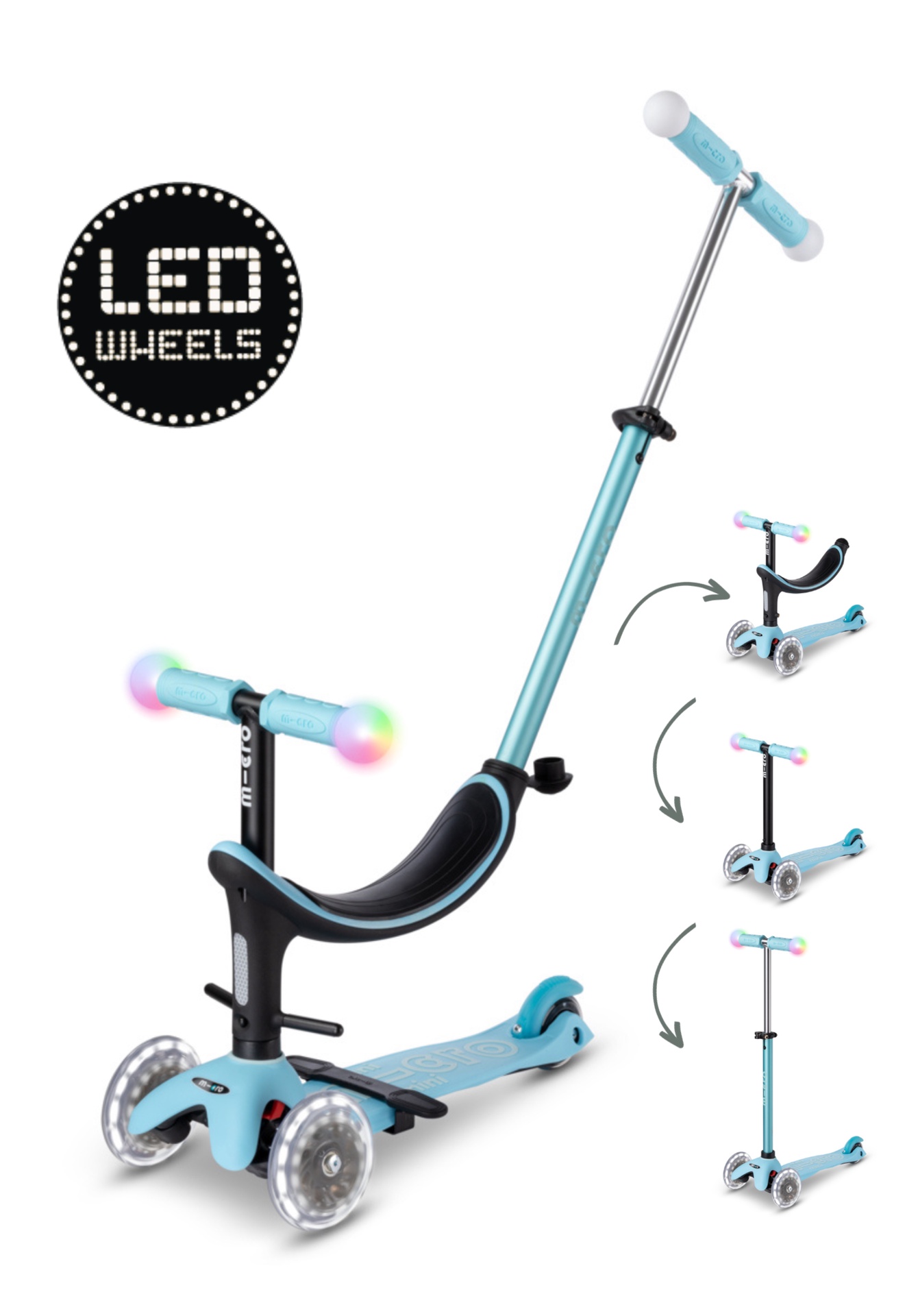 Micro - Mini2Grow Deluxe Magic LED Step 4-in-1 - Blauw