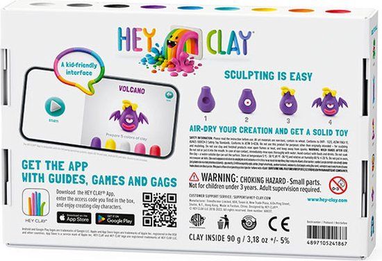 Hey Clay Aliens – Muzon, Volcano &amp; Bigfoot (6-delig)