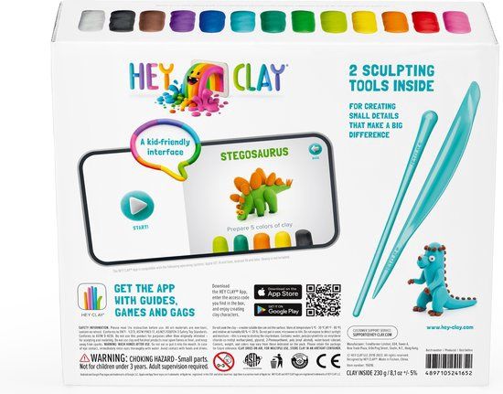 Hey Clay Dinos (15-delig)