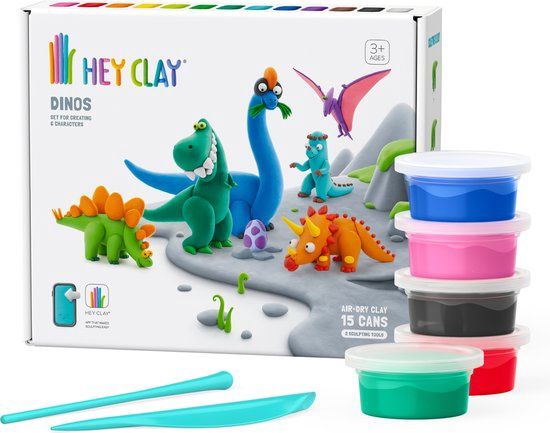 Hey Clay Dinos (15-delig)