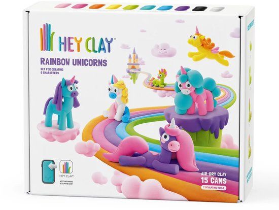 Hey Clay Unicorns (15-delig)