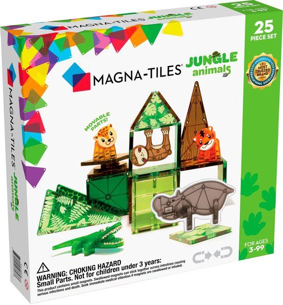 Magna-Tiles Jungle Animals Set (25-delig)