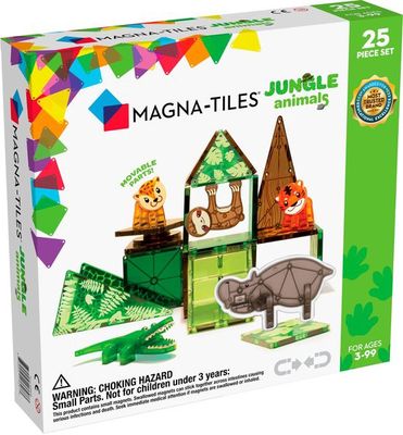 Magna-Tiles Jungle Animals Set 25-delig magnetisch speelgoed

