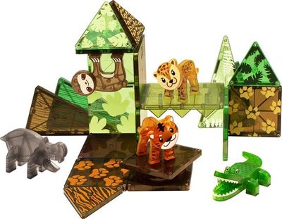 Magna-Tiles Jungle Animals Set 25-delig magnetisch speelgoed