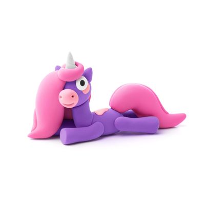 Hey Clay Rainbow Unicorn Brighty (3-delig)