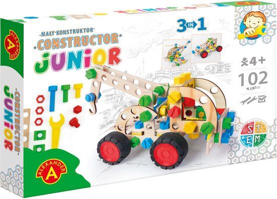 Alexander Toys Constructor Junior 3-in-1 (102-delig)