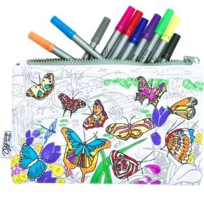 Eatsleepdoodle etui butterfly