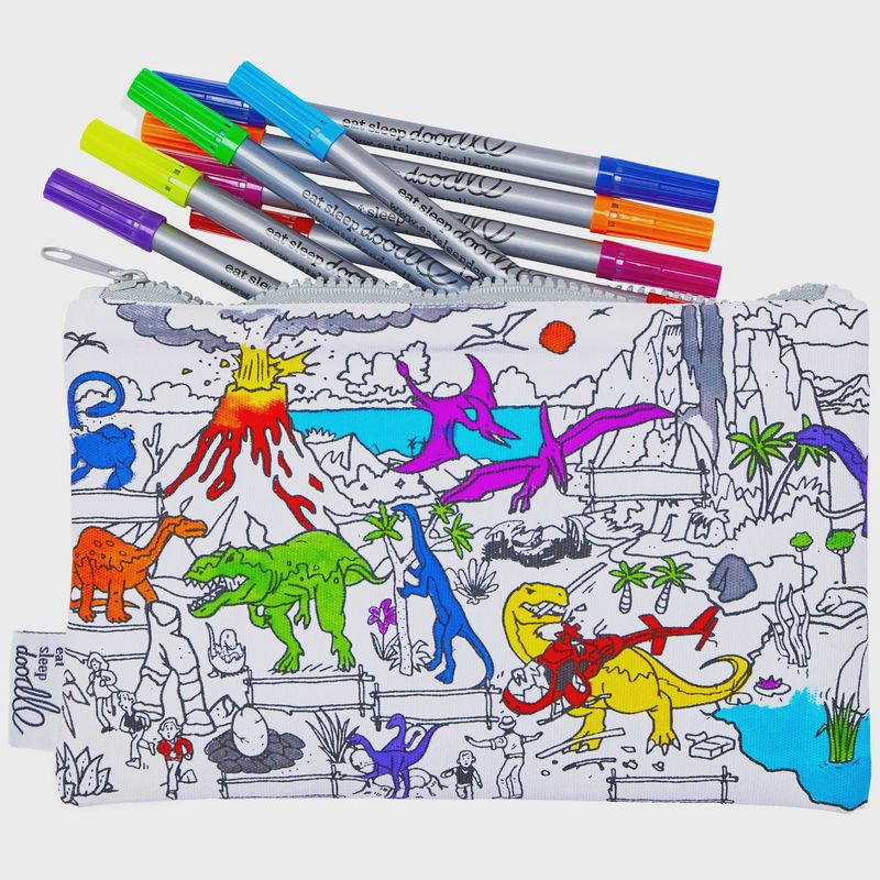 Eatsleepdoodle etui dinosaurus