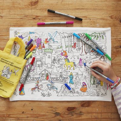 Eatsleepdoodle placemat to go: Fairytales &amp; Legends