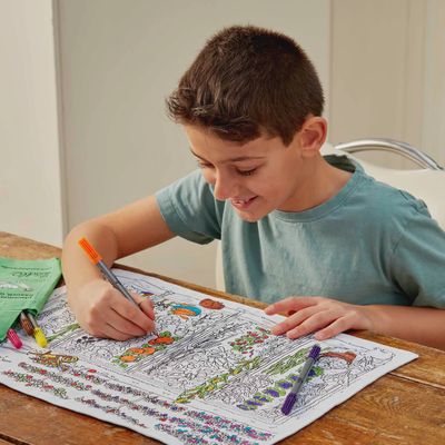 Eatsleepdoodle placemat to go: Garden, grow eat