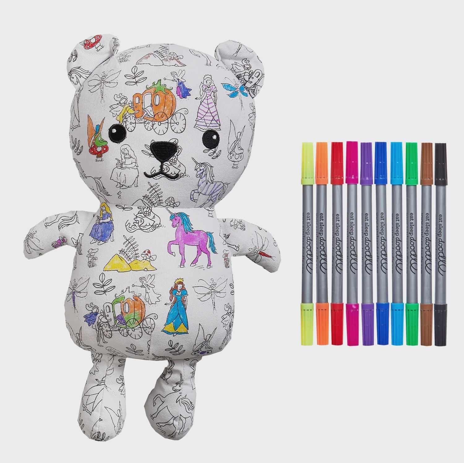 Eatsleepdoodle: Artie Bear colour in bear fairytales