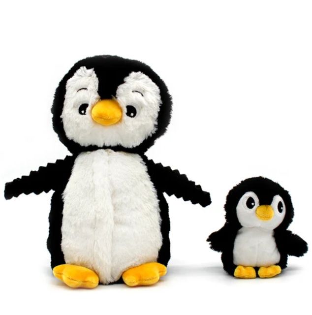 Les Déglingos Ptipotos Knuffelpinguïn Iglou &amp; Baby