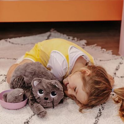 Les Déglingos Ptipotos Knuffelkat Miaou &amp; Baby