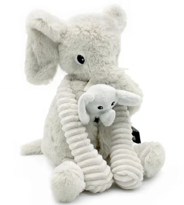Les Déglingos Ptipotos Knuffelolifant Dimoitou &amp; Baby