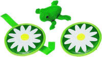 Goki Kikker Vang-Werp Spel met Klittenband

