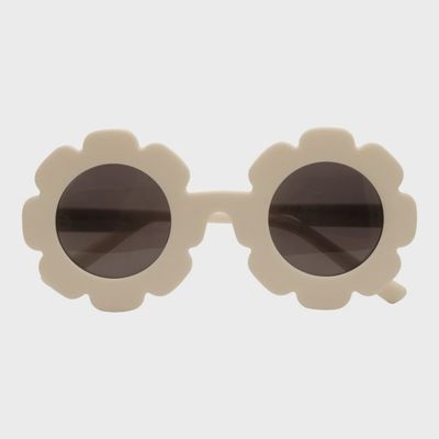JeP!Kids Zonnebril Flower – Off White (2+ jaar)