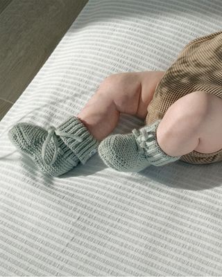 Lodger Newborn slofjes Slipper Knit Silk
