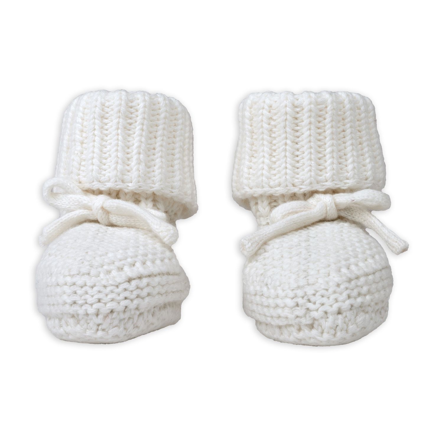 Newborn slofjes Slipper Knit Cloud Dancer