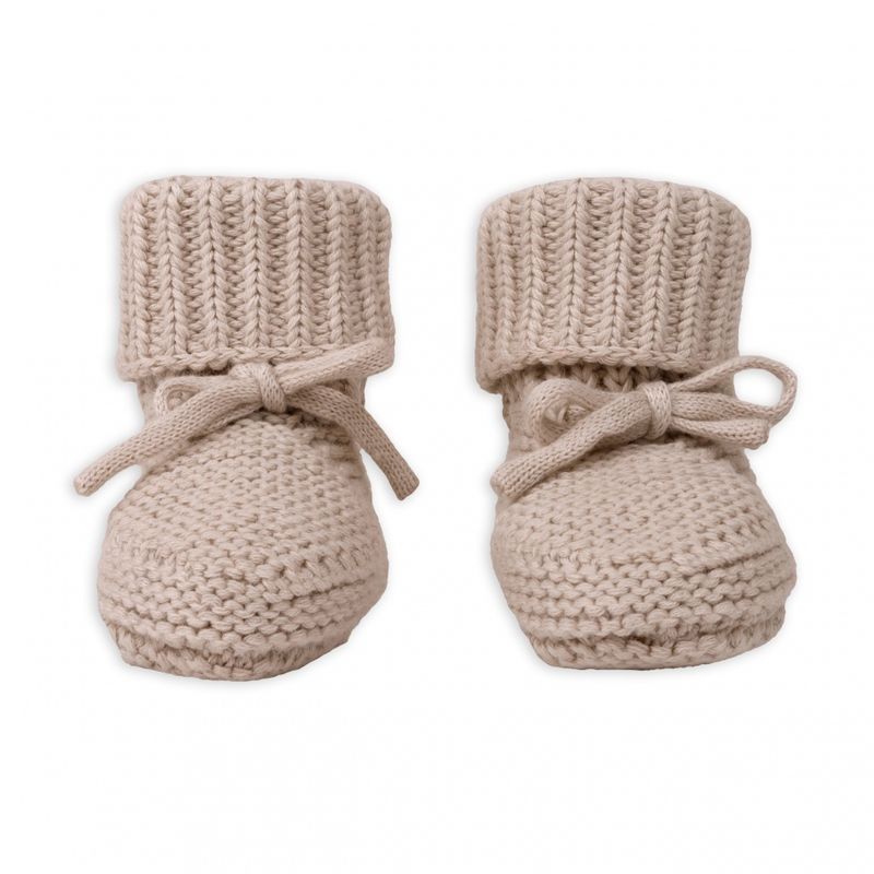 newborn slofjes Slipper Knit Birch