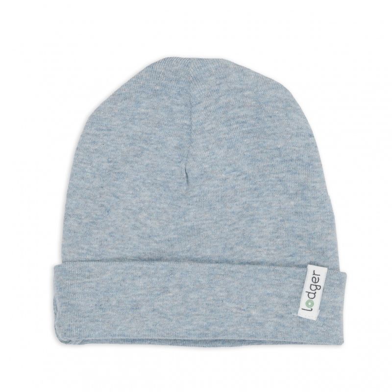 Beanie Melange Blue Fogg- babymutsje