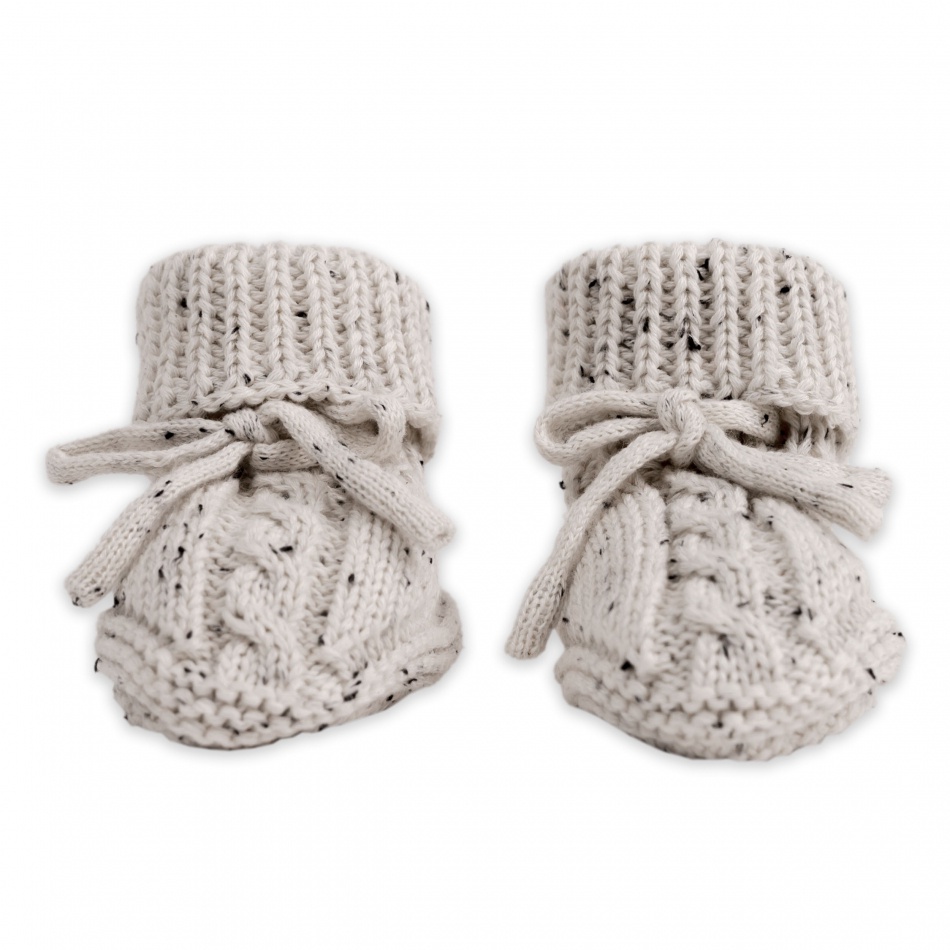Lodger Slipper Knit Cable Ground babyslofjes
