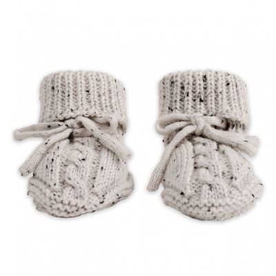 Lodger Slipper Knit Cable Ground babyslofjes