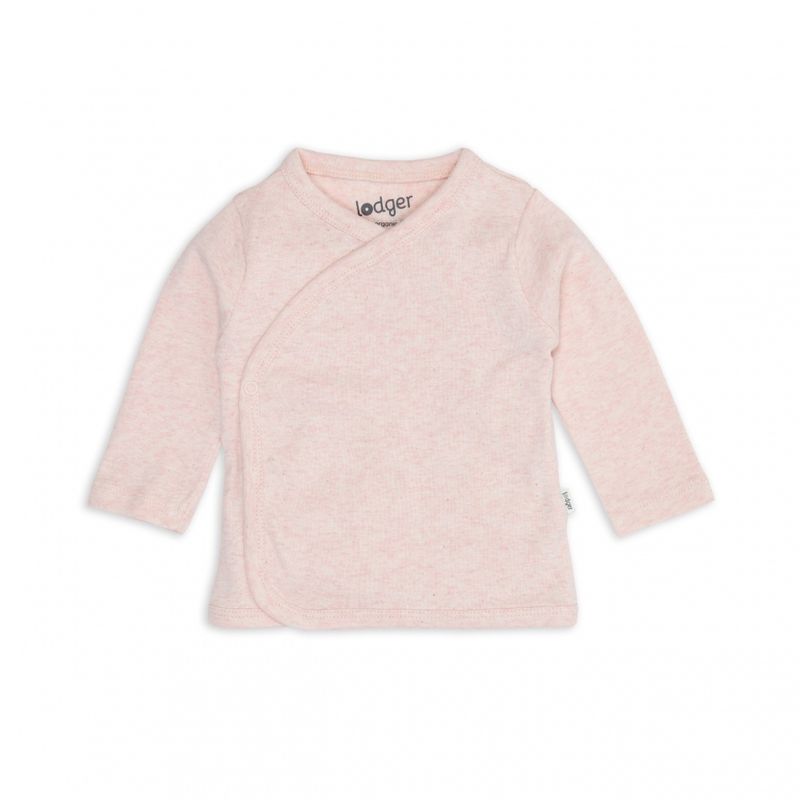 Lodger Topper Melange Tan overslagshirtje baby