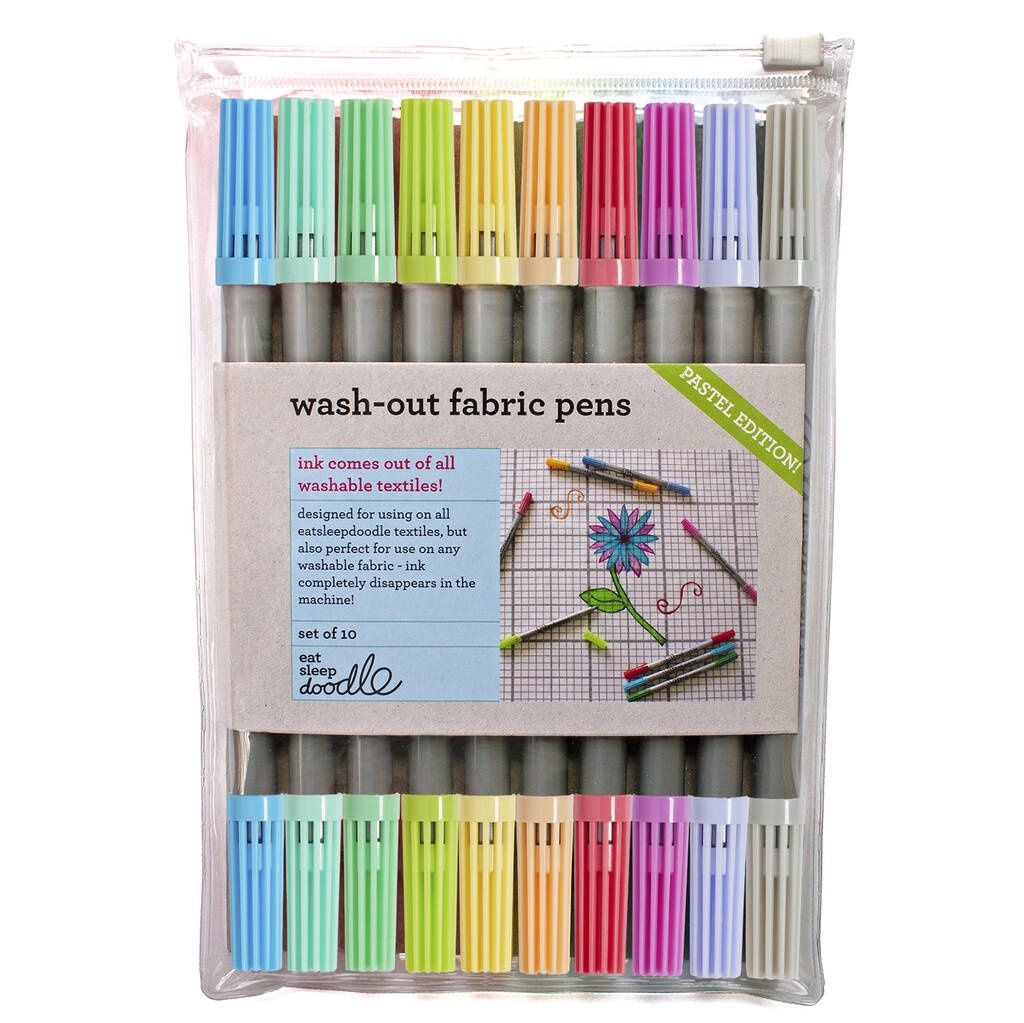 Eatsleepdoodle wash-out stiften 10st pastel edition