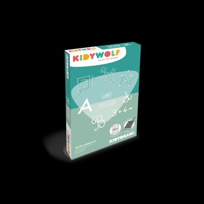 Kidywolf Kidydraw Mini Refill Games &amp; Education (30 kaarten)
