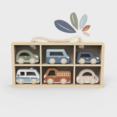 Speedy Monkey Koffer Display met 6 Auto’s