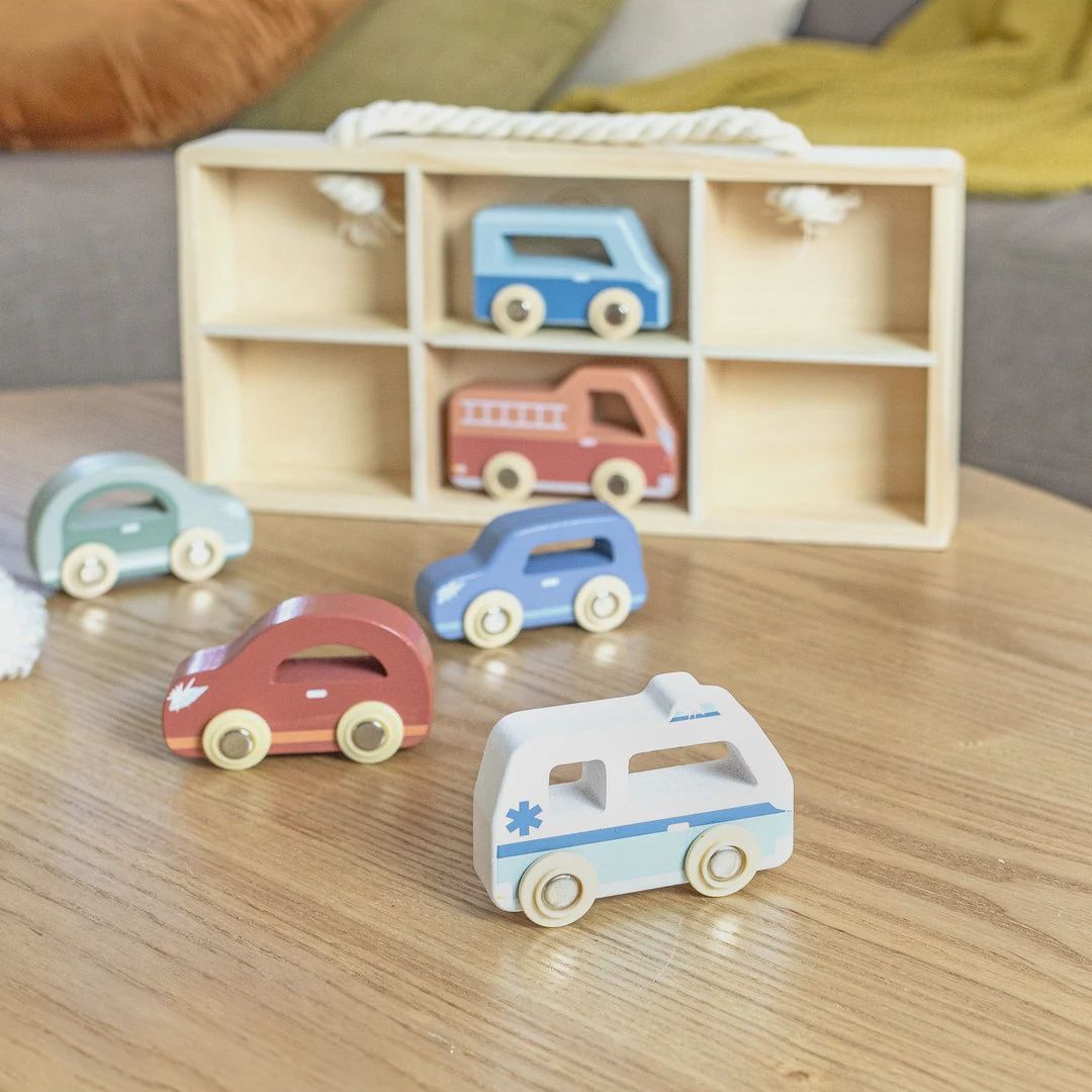 Speedy Monkey Koffer Display met 6 Auto’s