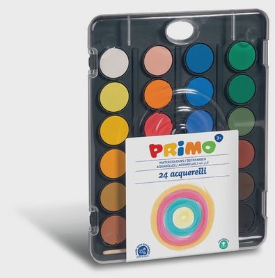 Primo Aquarelverf Set Ø30 mm (24 kleuren)
