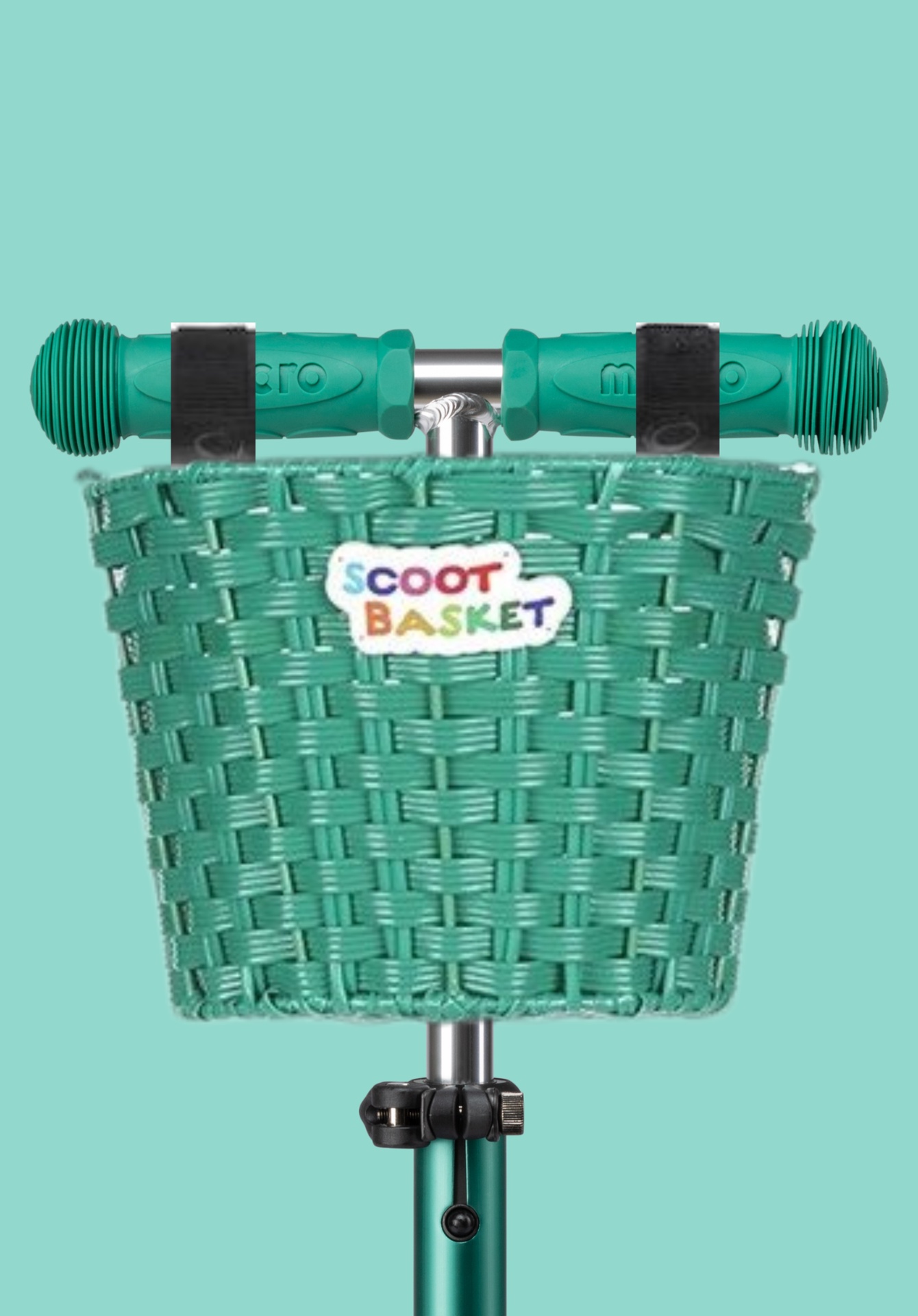 Scoot 'n Pull Stepmandje groen