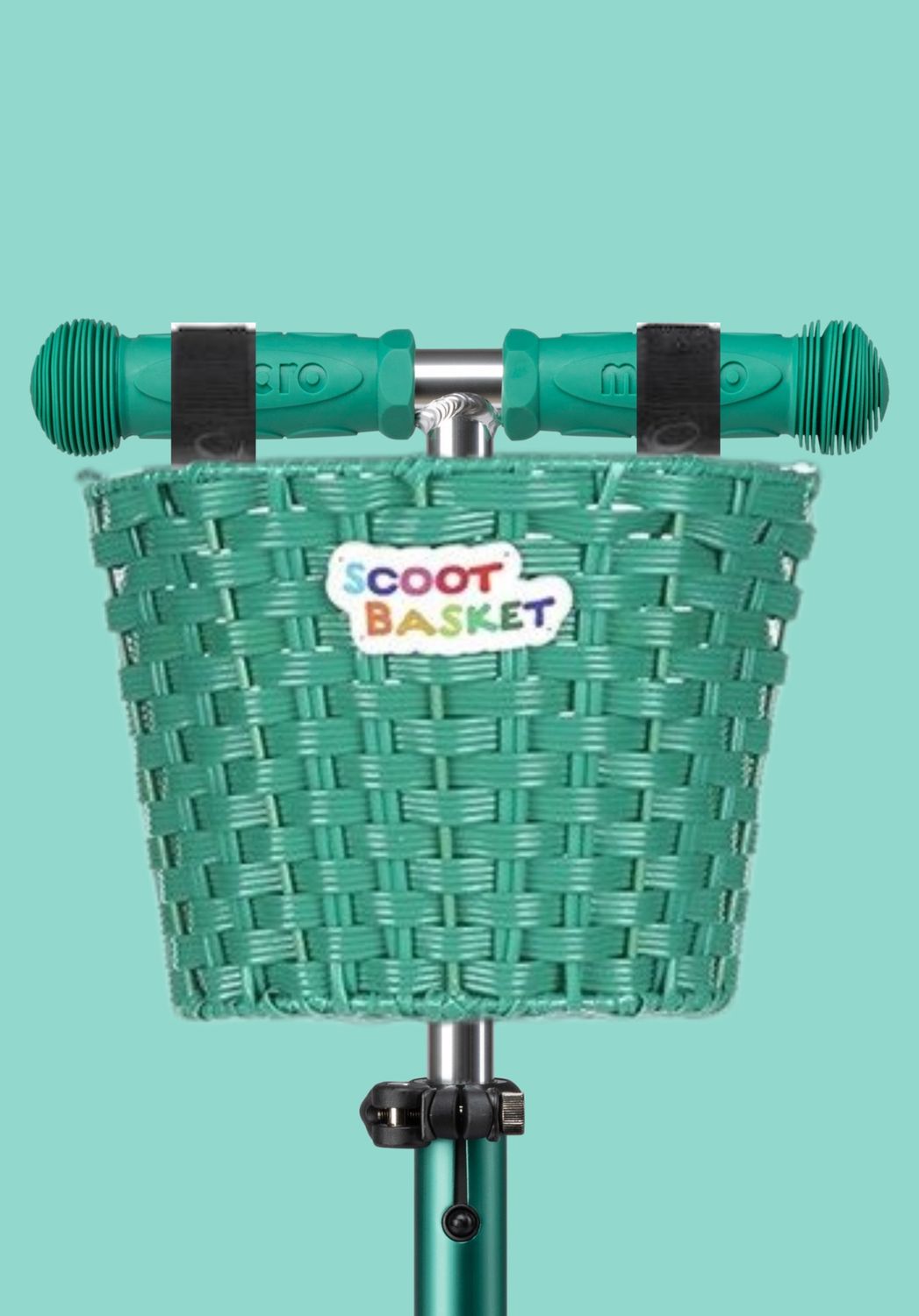 Scoot &#39;n Pull Stepmandje groen