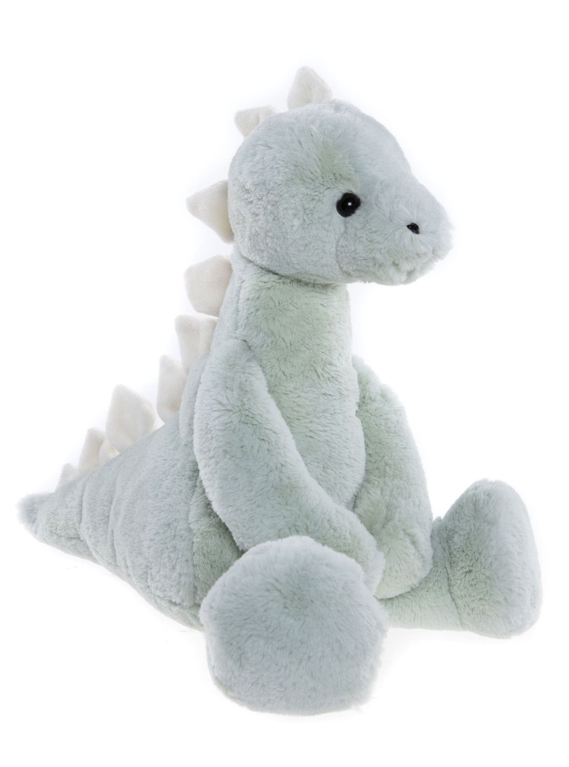 Charlie Bears knuffel Stevie Stegosaurus – groen (41 cm)