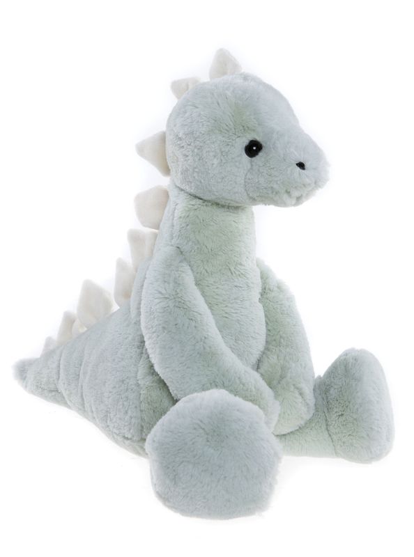 Charlie Bears knuffel Stevie Stegosaurus – groen (41 cm)