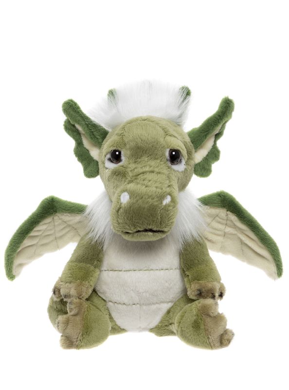 Charlie Bears knuffel Cuddle Cub Signals Dragon – groen (13 cm)