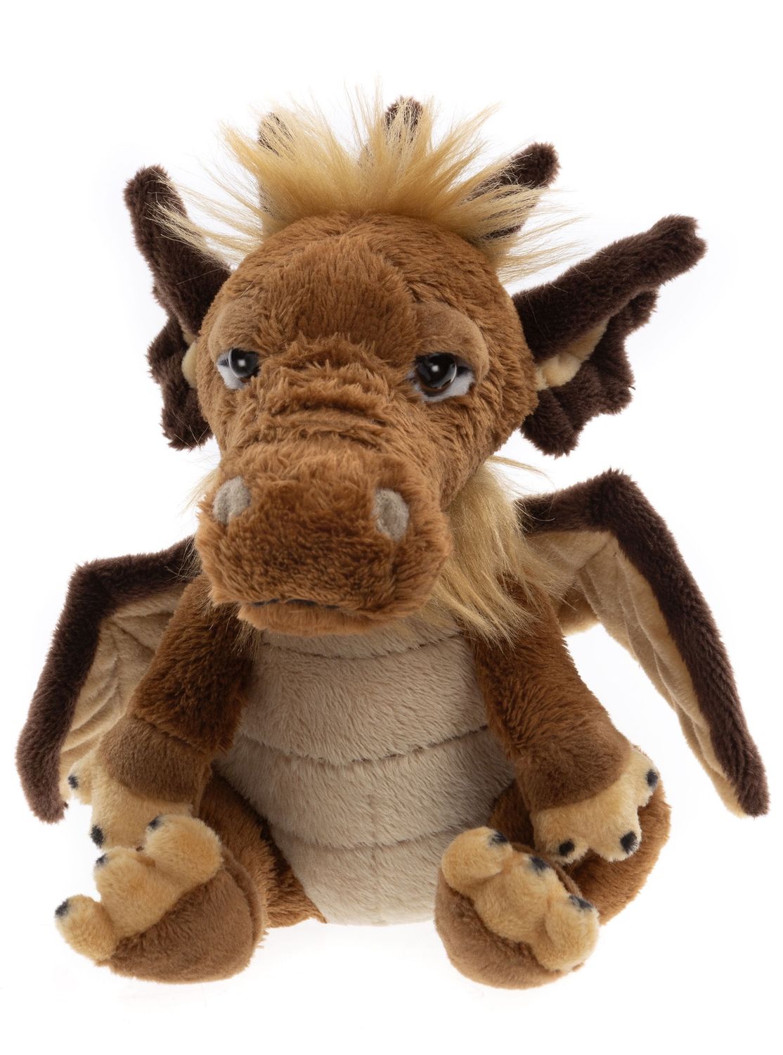 Charlie Bears knuffel Cuddle Cub Lantern Dragon – oranje (13 cm)