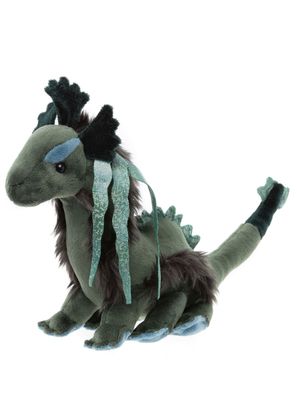 Charlie Bears knuffel Cuddle Cub Nessie – blauwgroen (15 cm)
