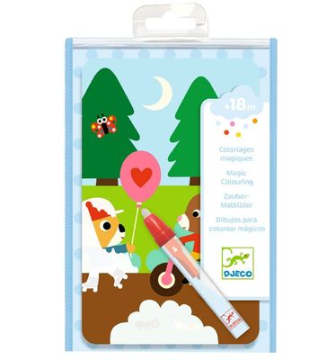 Djeco magisch kleurboek In het Park – waterpen
