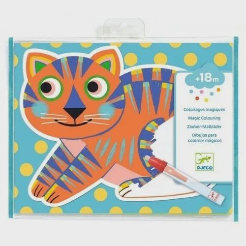 Djeco magische kleurplaten Animalo – dieren &amp; waterpen (18+ mnd)
