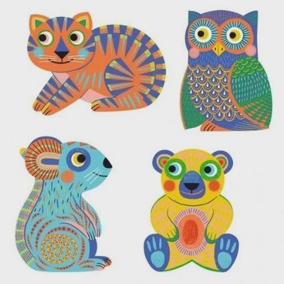 Djeco magische kleurplaten Animalo – dieren &amp; waterpen (18+ mnd)