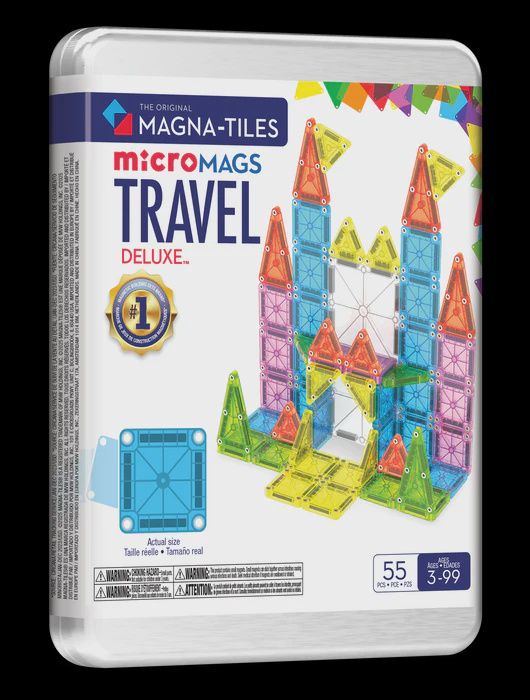 Magna-Tiles MicroMAGS Travel Set Deluxe – 55 stuks