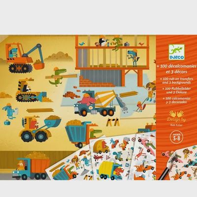 Djeco krasplaatjes – Voertuigen
