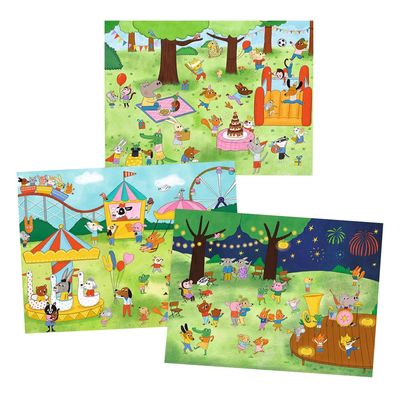 Djeco krasplaatjes – Feest
