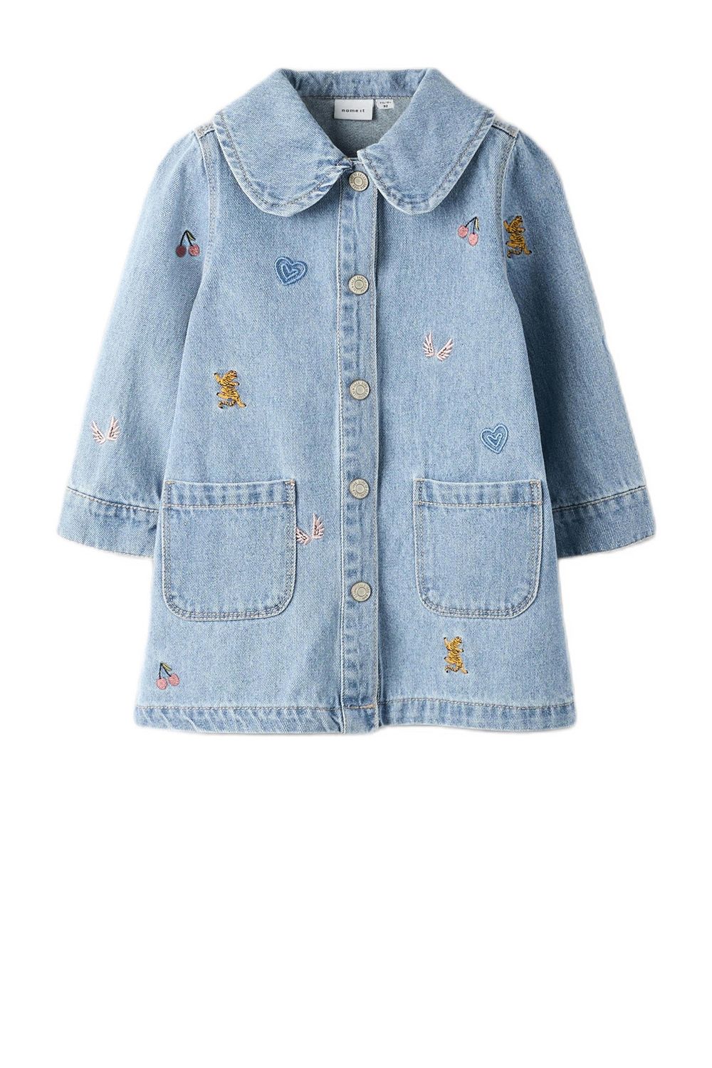 Name It mini - jurkje Light Blue Denim