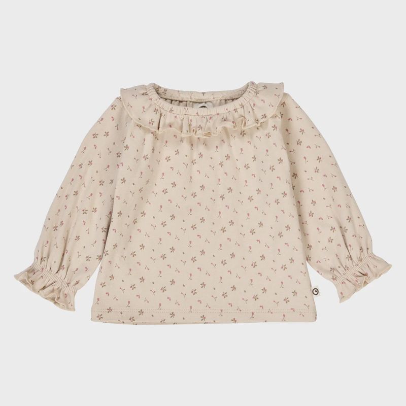 Aster frill collar l/s T baby