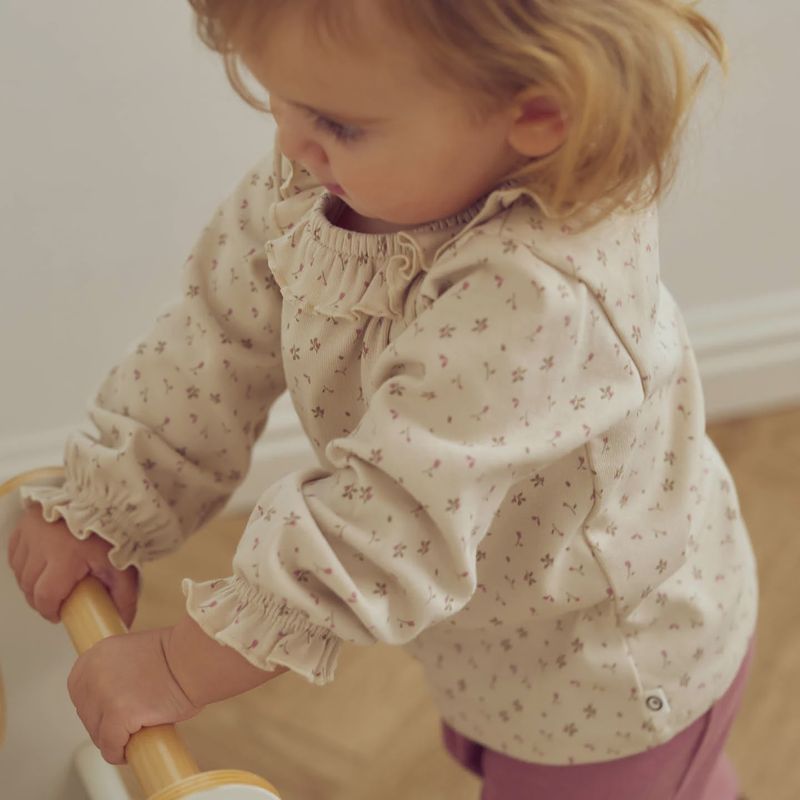 Aster frill collar l/s T baby