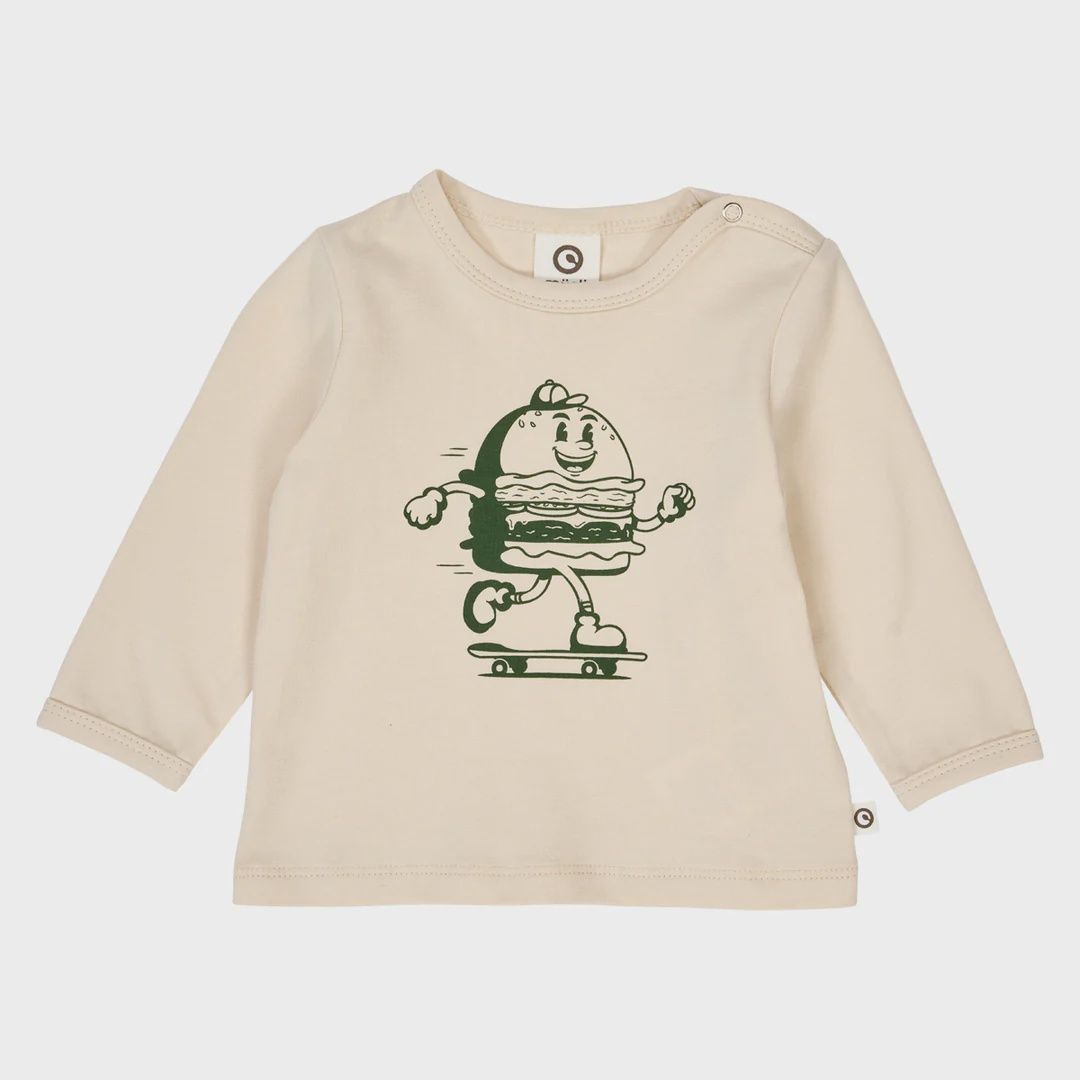 Burger l/s T baby